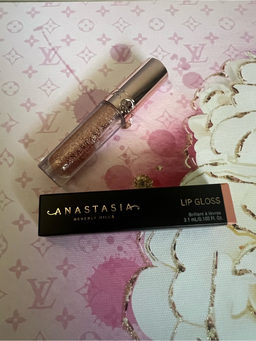 Anastasia Beverly Hills Shimmering Rose Gold Lip Gloss brand new